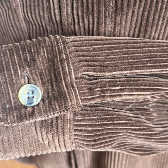 Y2K Brown Corduroy Jacket Shacket XS - Picture 5 of 7